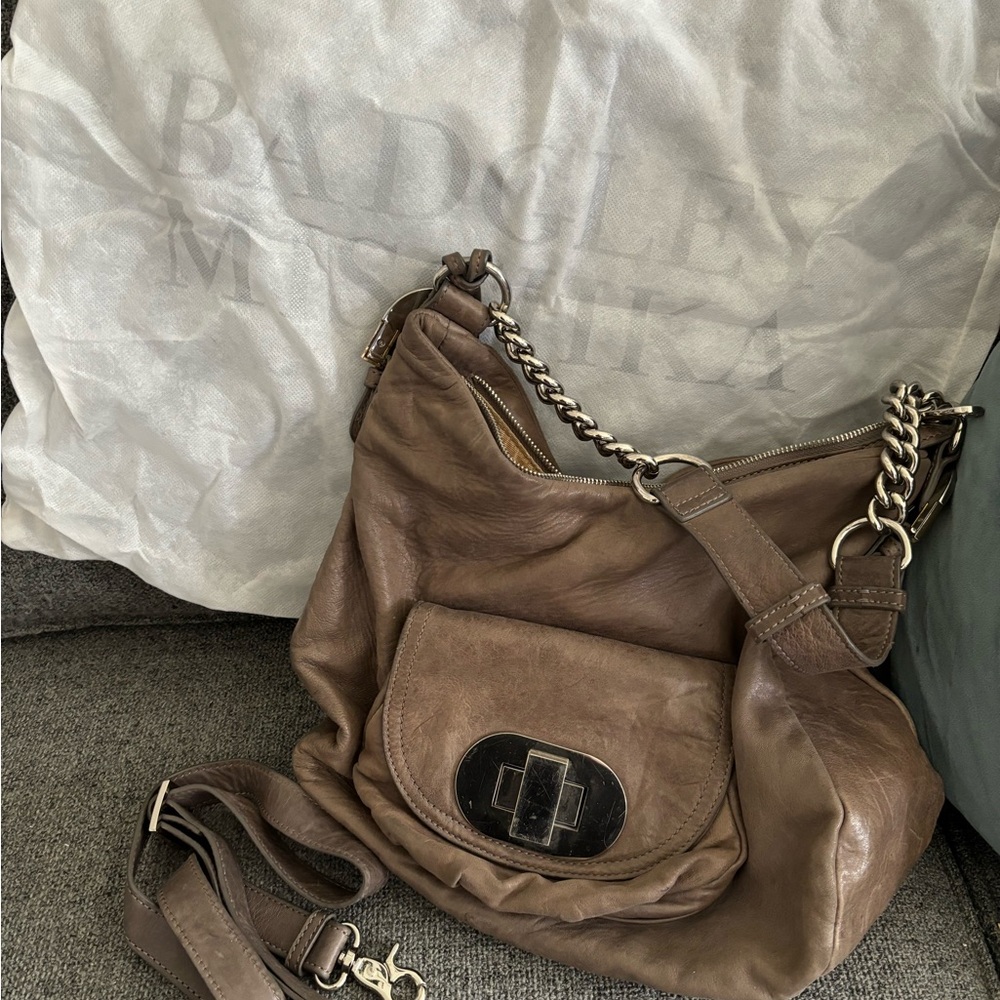 Badgley Mischka leather bag
